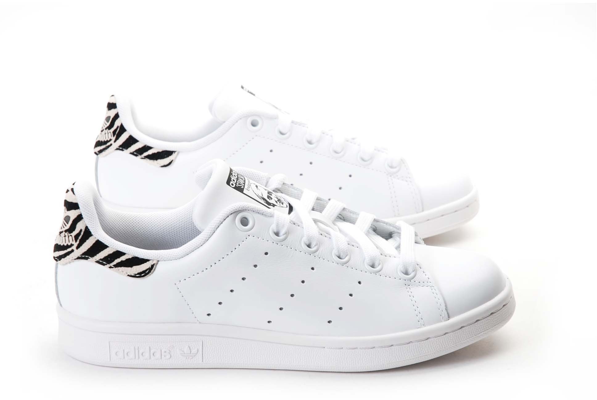 adidas stan smith blanche zebre